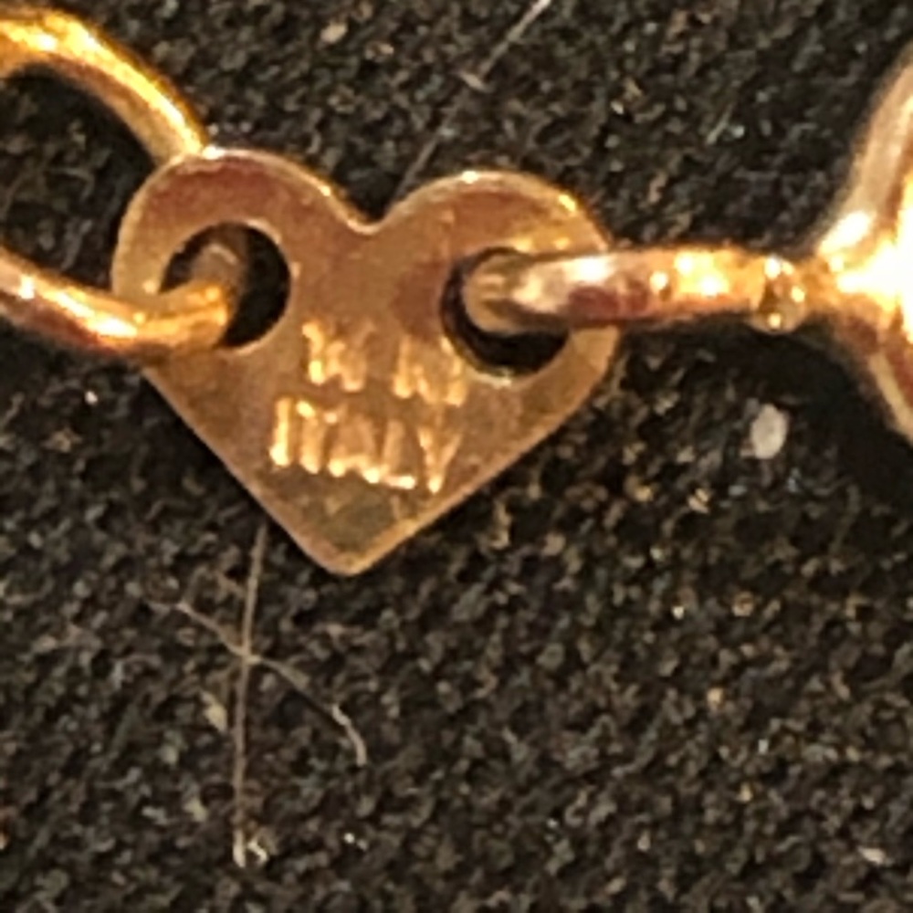 14K Heart diamonds necklace - Picture 10 of 10